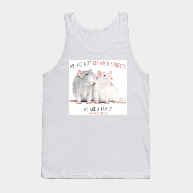 Ratties: Not test subjects! Tank Top by Sassy Vegan Stuff